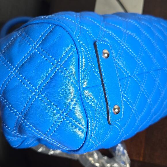 Y2k Marc Jacobs Blue Quilted Stam Purse - Picture 5 of 15